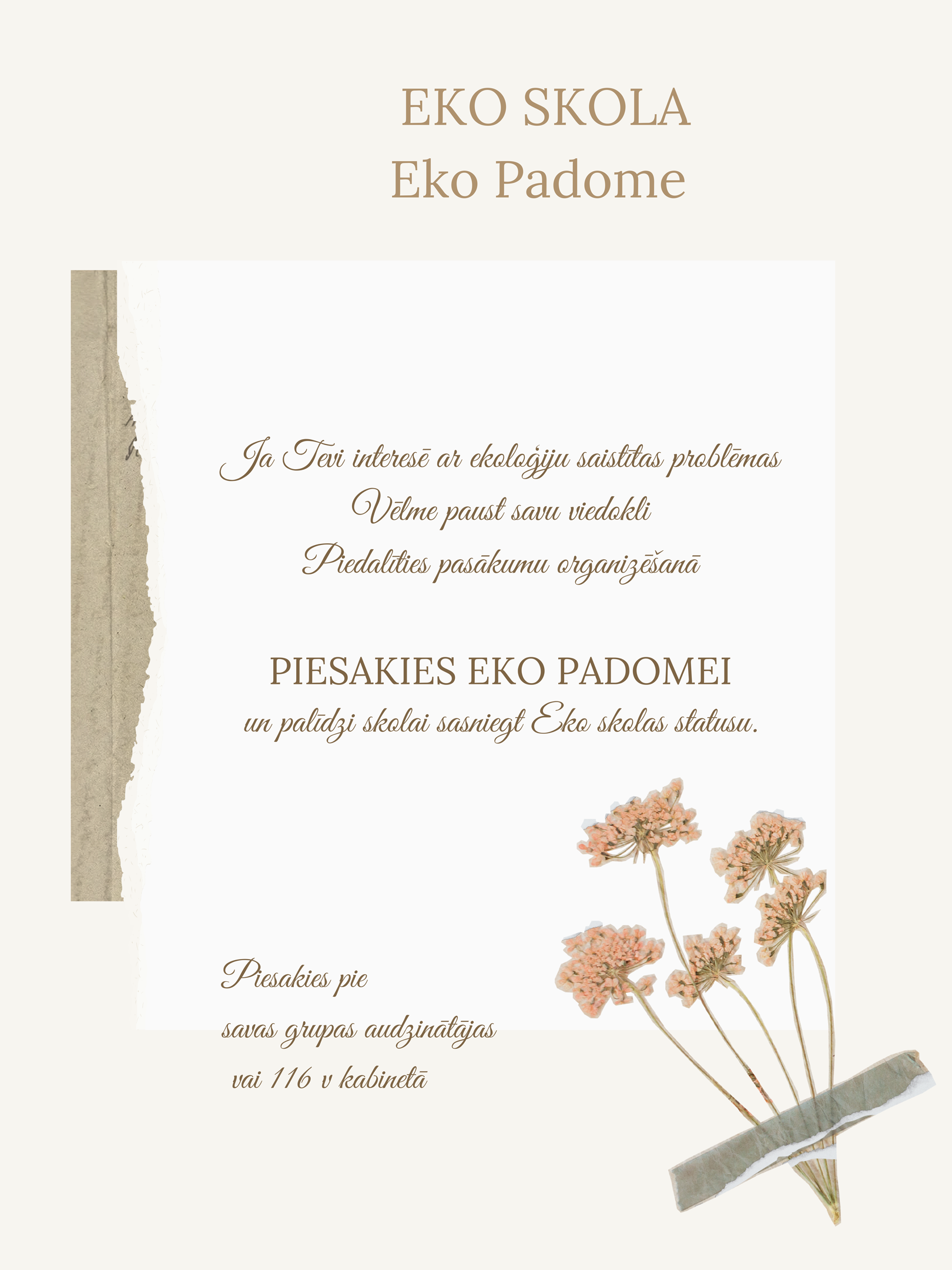 Piesakies eko padomei
